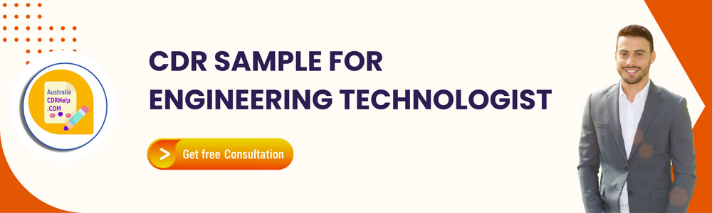 CDR Sample For Engineering Technologist