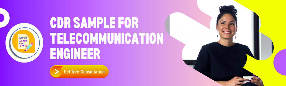 CDR Sample For Telecommunication Engineer