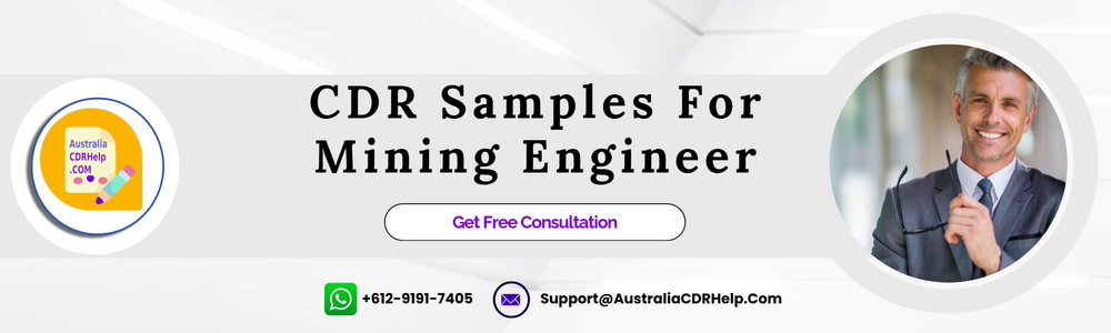  CDR Samples For Mining Engineer