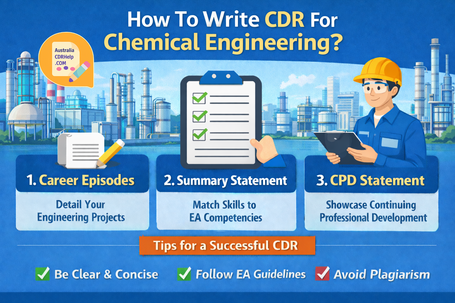 How To Write A CDR For Chemical Engineering?