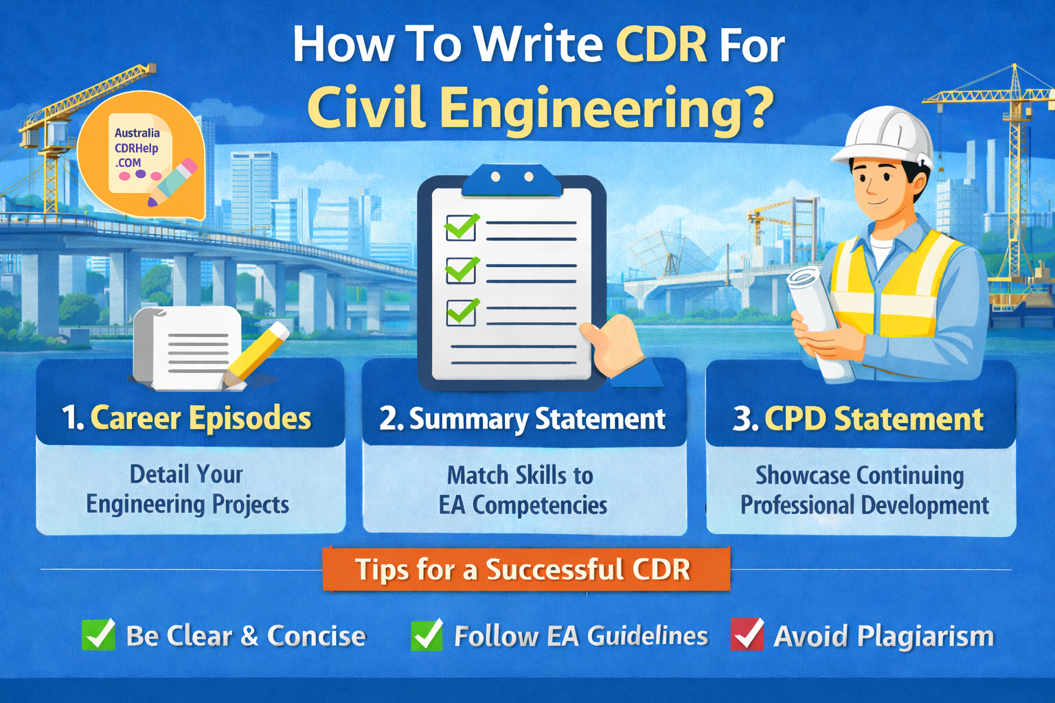 How To Write A CDR For Civil Engineering?