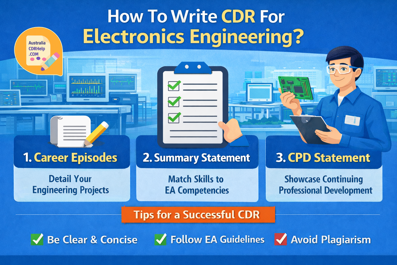 How To Write A CDR For Electronics Engineering?
