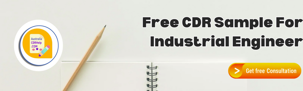 Free CDR Sample For Industrial Engineer