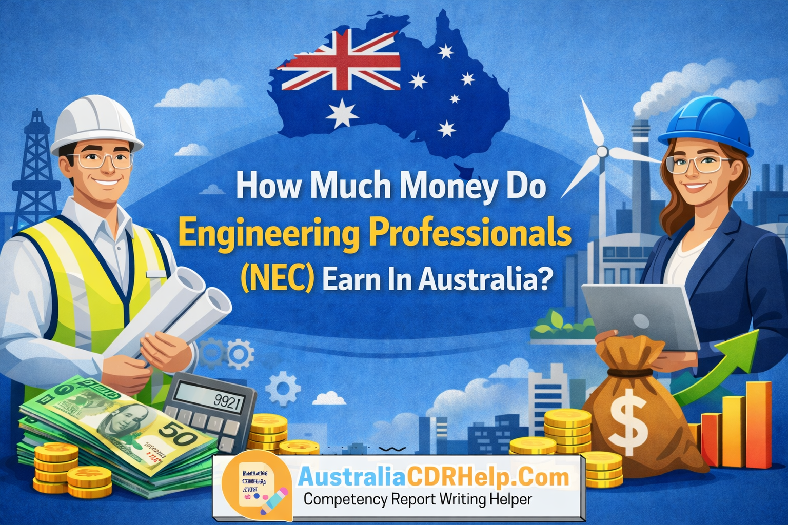 How Much Money Do Engineering Professionals (NEC) Earn In Australia?