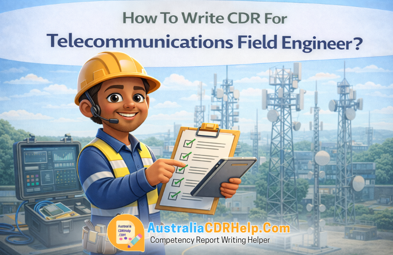 How To Write CDR For Telecommunications Field Engineer?