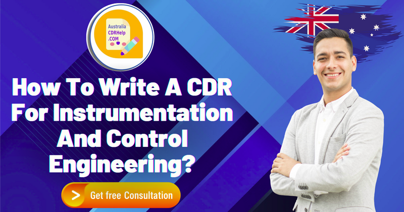 How To Write CDR For Instrumentation And Control Engineering?