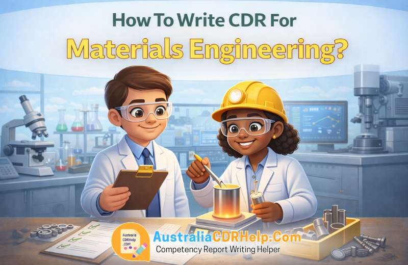 How To Write CDR For Materials Engineering?