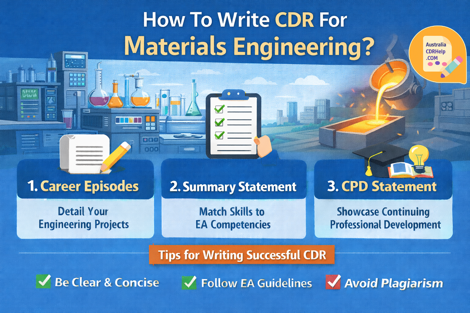 How to Write a CDR for Materials Engineering?