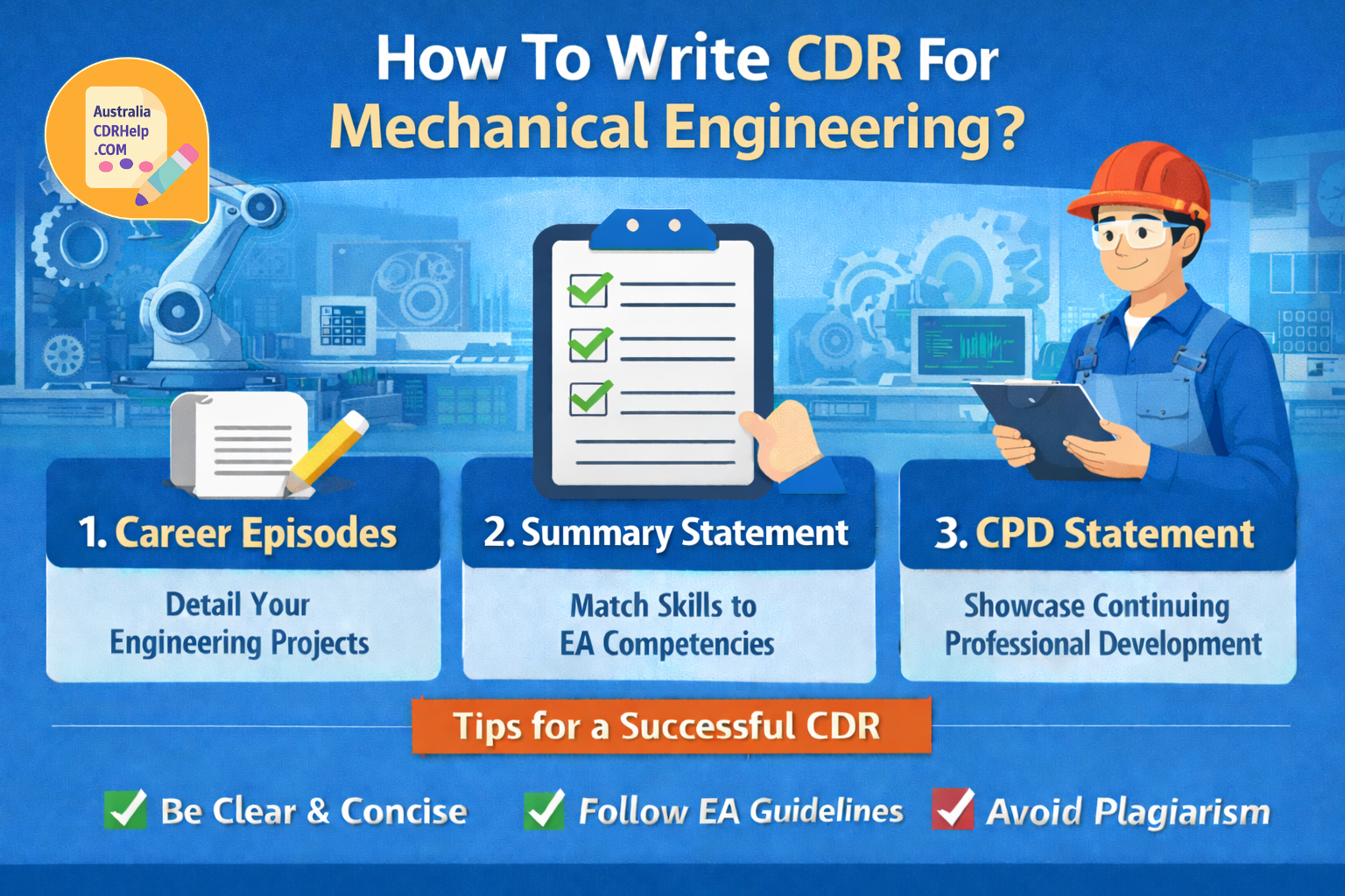 How To Write A CDR For Mechanical Engineering?
