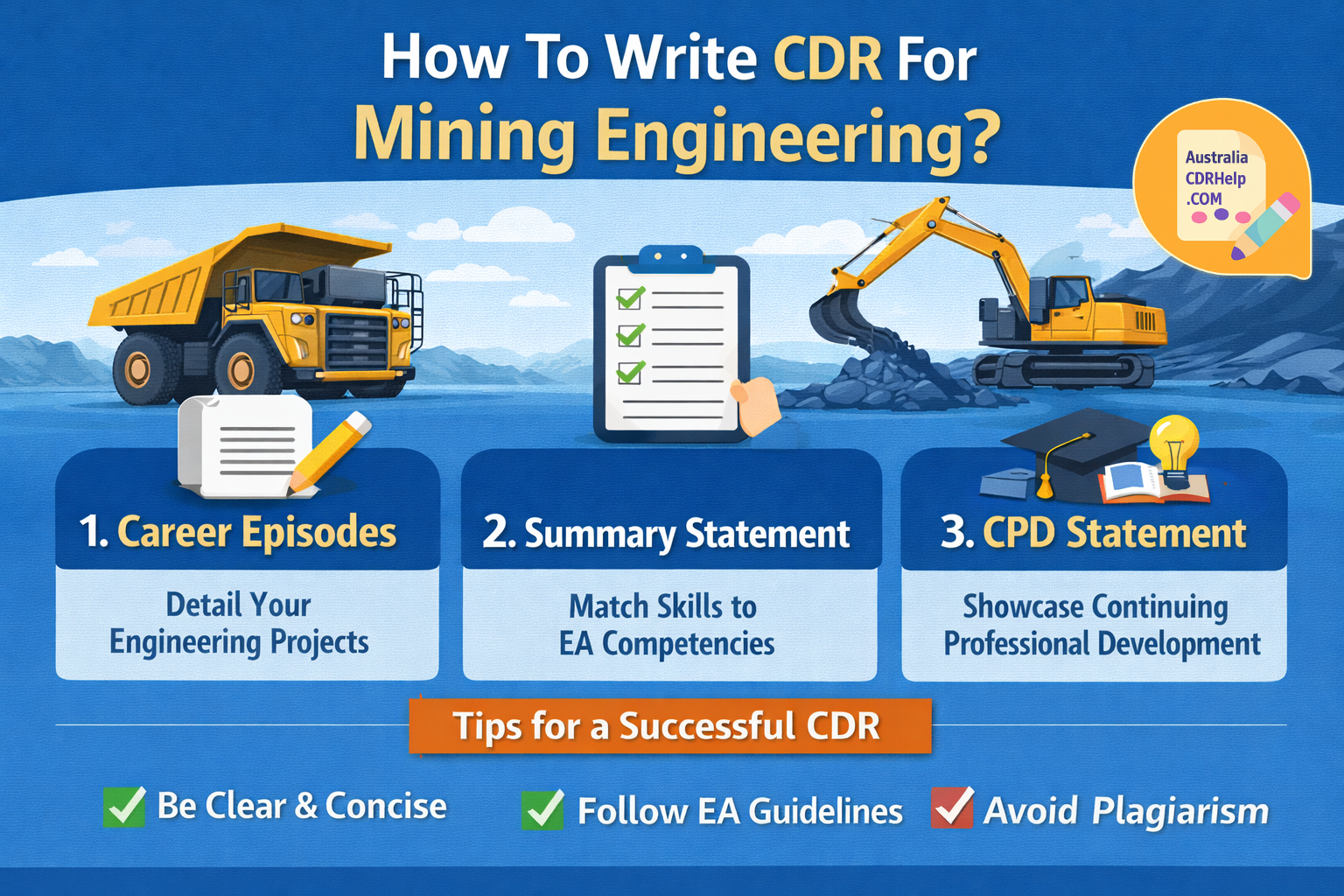 How To Write CDR For Mining Engineering?
