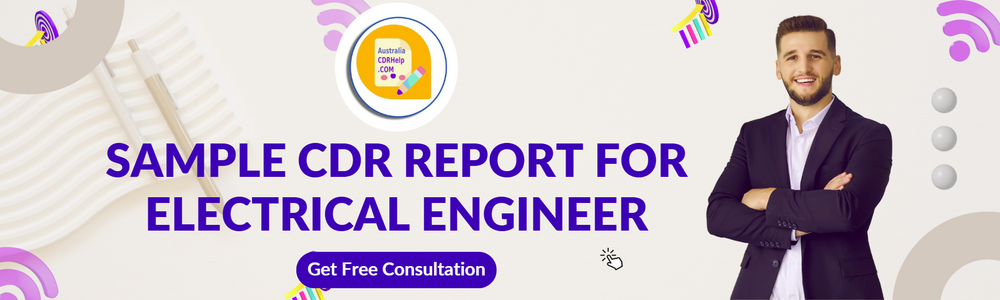 Sample CDR Report For Electrical Engineer